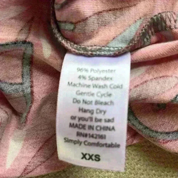 Lula Roe Women's Top - Randy - XX-Small - Red, White & Blue Fireworks NWT - Picture 9 of 10